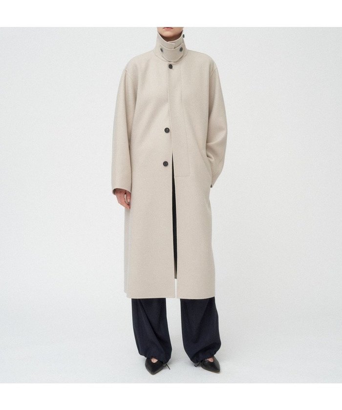 【エイトン/ATON】のSUPER 120S DOUBLE MELTON バルマカーンコート インテリア・キッズ・メンズ・レディースファッション・服の通販 founy(ファニー) https://founy.com/ ファッション Fashion レディースファッション Fashion for Women アウター Coat / Outerwear Collection コート・ロングコート・ピーコート Long Coats, Peacoats & More レディースジャケット・軽アウター Jackets ジャケット Jacket, Outerwear フォルム Silhouette, Form フロント Front, Front Design モダン Modern, Contemporary エレガント 上品 Elegant 定番 Standard, Basic Item A/W・秋冬 Autumn/Winter |ID: prp329100004681939 ipo3291000000033814292