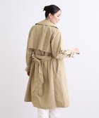 【ムーンバット/MOONBAT】の【撥水】LIGNAGGIO ベルト付トレンチコート 人気、トレンドファッション・服の通販 founy(ファニー) ファッション Fashion レディースファッション Fashion for Women アウター Coat / Outerwear Collection コート・ロングコート・ピーコート Long Coats, Peacoats & More トレンチコート / 春秋の定番アウター Trench Coats ポンチョ・ケープコート Ponchos & Capes ベルト&ウエストマーク Belts & Waist Accessories バランス Balance, Style Balance ポンチョ Poncho, Cape Style メッシュ Mesh, Net Fabric ループ Loop, Loop Knit エレガント 上品 Elegant thumbnail ベージュ|ID: prp329100004681971 ipo3291000000036177805