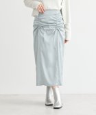 【アースミュージックアンドエコロジー/earth music&ecology】のフロントドロストリボンナロースカート Mint Green|ID: prp329100004681983 ipo3291000000033814501