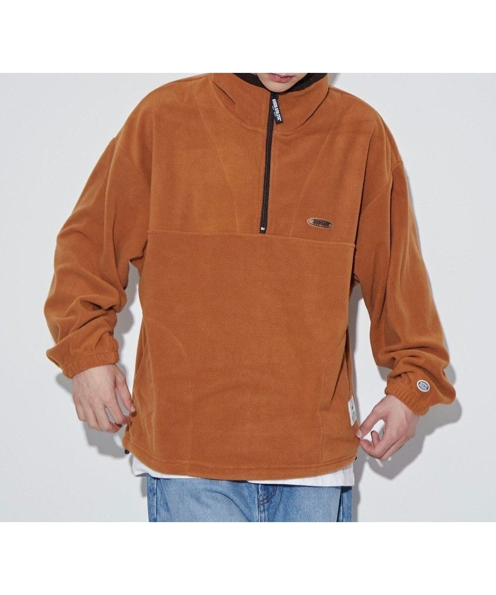 【ウィゴー/WEGO】のDISCUSフリースハーフジップPO インテリア・キッズ・メンズ・レディースファッション・服の通販 founy(ファニー) 　ファッション　Fashion　レディースファッション　Fashion for Women　アウター　Coat / Outerwear Collection　レディースジャケット・軽アウター　Jackets　ブルゾンジャケット・スポーティアウター　Blouson Jackets　アウトドア　Outdoor Clothing　秋　Autumn　カットソー　Cut and Sewn Top　シンプル　Simple, Minimal　ジップ　Zip, Zipper　ジャケット　Jacket, Outerwear　スポーツ　Sports, Activewear　スマホ　Smartphone, Mobile Device　スラックス　Slacks, Dress Pants　ドローコード　Drawcord, Drawstring Cord　定番　Standard, Basic Item　長袖　Long Sleeve, Full Sleeve　パフォーマンス　Performance, Active Function　フレア　Flare, Flared　ブルゾン　Blouson, Bomber Jacket　防寒　Cold Protection, Winter-Ready　モチーフ　Motif, Design Theme　リラックス　Relax, Relaxed Fit　ロング　Long, Long-Length　冬　Winter / This Winter　A/W・秋冬　Autumn/Winter　おすすめ　Recommended / Our Picks　キャメル|ID: prp329100004682045 ipo3291000000033814800