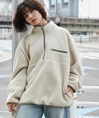 【ウィゴー/WEGO】の【ユニセックス着用】フリース ハーフZIPプルオーバー ライトベージュ|ID: prp329100004682054 ipo3291000000033814843