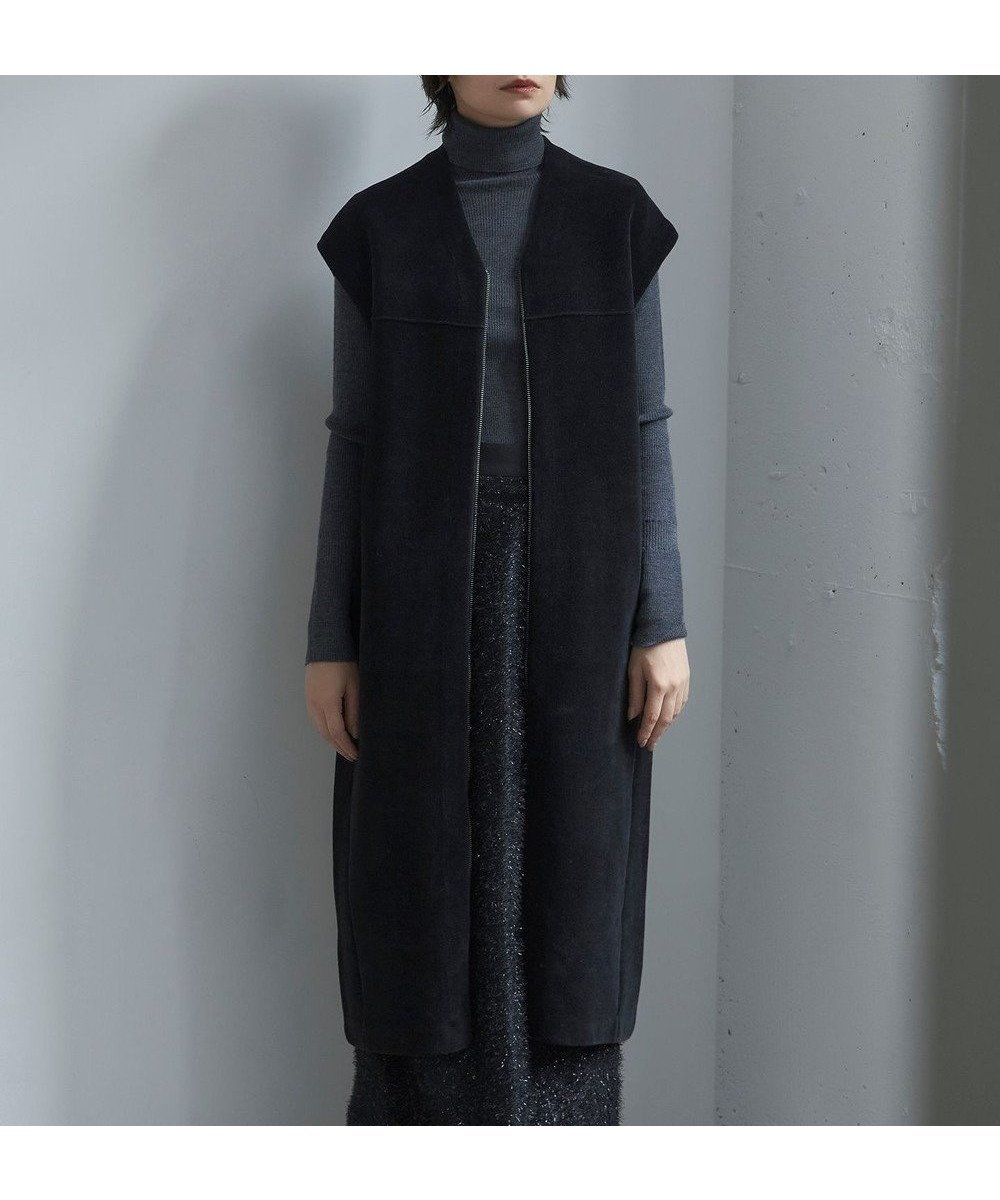 【アイシービー/iCB】の【洗える】コットンシェニール ジレワンピース 人気、トレンドファッション・服の通販 founy(ファニー) 　ファッション　Fashion　レディースファッション　Fashion for Women　アウター　Coat / Outerwear Collection　インナー　Innerwear　洗える　Machine Washable　カッティング　Cutting Detail　ジップ　Zip, Zipper　テクスチャー　Texture, Textured Fabric　ポケット　Pocket, Pocket Detail　ヨーク　Yoke, Yoke Design　A/W・秋冬　Autumn/Winter　2024年　2024　2024-2025秋冬・A/W　Autumn/Winter 2024–25 AW24–25　 other-1|ID: prp329100004682070 ipo3291000000033814932