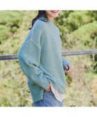 【ティアクラッセ/Tiaclasse】の【洗える】配色ハンドステッチプルオーバー 人気、トレンドファッション・服の通販 founy(ファニー) ファッション Fashion レディースファッション Fashion for Women トップス・カットソー Cut & Sew Tops ニット Knit Tops & Sweaters カジュアルプルオーバー・ニットトップス Pullovers & Knit Tops / Casual Pullovers スリット Slit, Slit Detail セーター Sweater, Knitwear デニム Denim, Jeans Material トレンド Trend, Trending Now ハンド Hand, Handmade ブランケット Blanket, Throw Blanket ボトム Bottoms, Lower Wear モックネック Mock Neck, Short Turtleneck リラックス Relax, Relaxed Fit 洗える Machine Washable A/W・秋冬 Autumn/Winter thumbnail グリーン|ID: prp329100004682101 ipo3291000000033815071