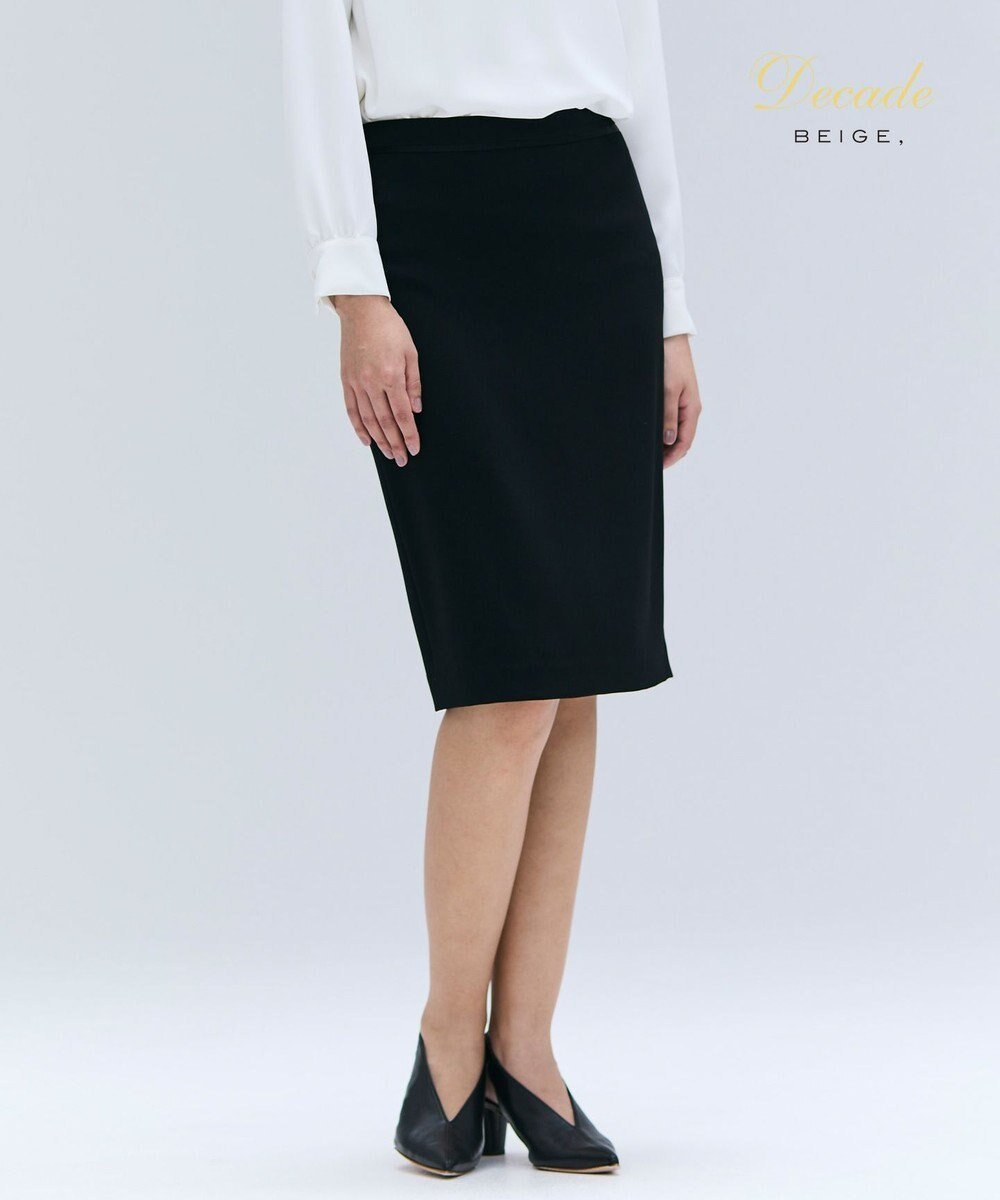 【ベイジ,/BEIGE,】の【洗える】CINDY / タイトスカート インテリア・キッズ・メンズ・レディースファッション・服の通販 founy(ファニー) 　ファッション　Fashion　レディースファッション　Fashion for Women　スカート　Skirts　ウォッシャブル　Machine Washable　オケージョン　Occasion Wear　洗える　Machine Washable　サテン　Satin, Glossy Fabric　ジャケット　Jacket, Outerwear　ストレッチ　Stretch, Stretchy Fabric　セットアップ　Set-Up, Coordinated Outfit　タイトスカート　Pencil Skirt, Tight Skirt　ダブル　Double, Double-Breasted　A/W・秋冬　Autumn/Winter　S/S・春夏　SS, Spring/Summer, Warm Season　おすすめ　Recommended / Our Picks　夏　Summer　セレモニー　Ceremony　ビジネス 仕事 通勤　Business / Work / Commuting　Black x Black|ID: prp329100004682118 ipo3291000000035642286