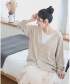 【ウィゴー/WEGO】の【ユニセックス着用ITEM/MLサイズ展開】ドロップショルダーカーディガン ライトベージュ|ID: prp329100004682181 ipo3291000000034442668