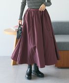 【クラフトスタンダードブティック/CRAFT STANDARD BOUTIQUE】のナイロンワークギャザースカート Bordeaux|ID: prp329100004682230 ipo3291000000033815661