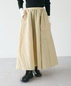 【クラフトスタンダードブティック/CRAFT STANDARD BOUTIQUE】のナイロンワークギャザースカート Beige|ID: prp329100004682230 ipo3291000000033815666