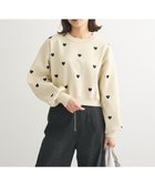 【グリーンパークス/Green Parks】の・swing by ハート刺繍ニット 人気、トレンドファッション・服の通販 founy(ファニー) ファッション Fashion レディースファッション Fashion for Women トップス・カットソー Cut & Sew Tops ニット Knit Tops & Sweaters おすすめ Recommended / Our Picks セーター Sweater, Knitwear ポケット Pocket, Pocket Detail リブニット Rib Knit, Ribbed Knit ロング Long, Long-Length ワイド Wide, Wide Fit A/W・秋冬 Autumn/Winter thumbnail Beige|ID: prp329100004682242 ipo3291000000033815712