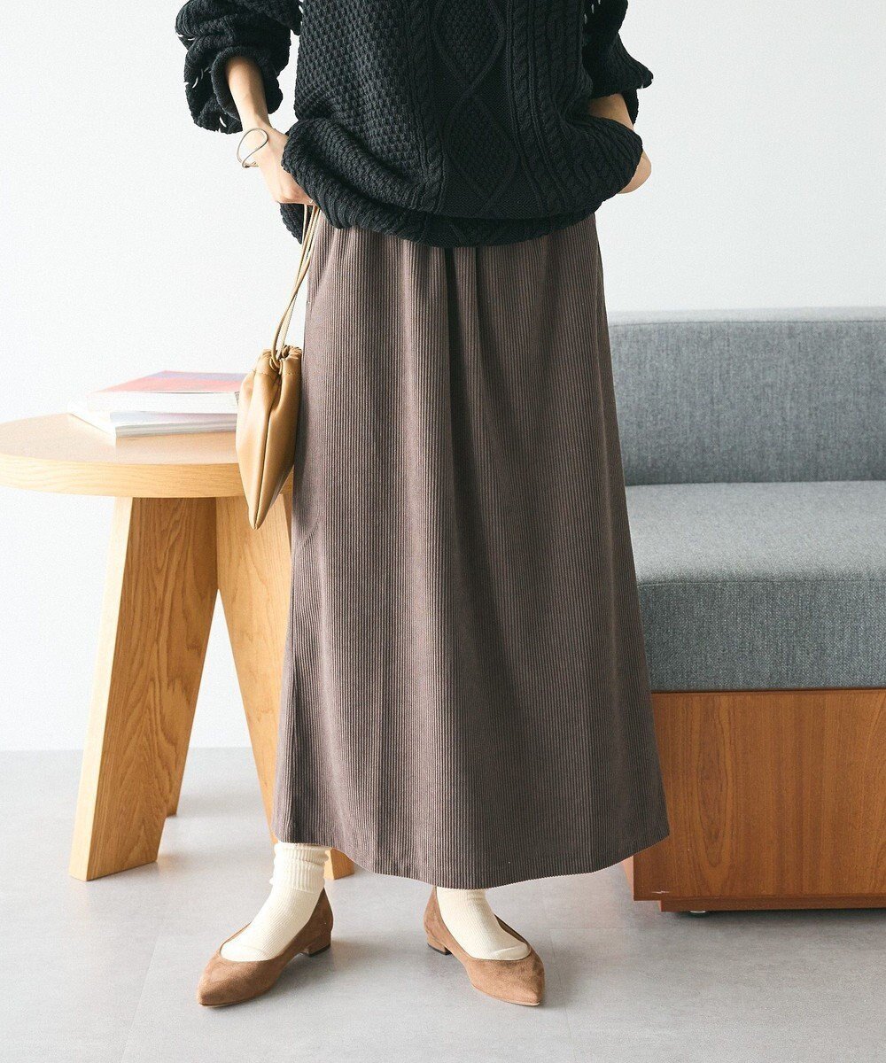 【クラフトスタンダードブティック/CRAFT STANDARD BOUTIQUE】のカットコーデュロイタイトスカート 人気、トレンドファッション・服の通販 founy(ファニー) 　ファッション　Fashion　レディースファッション　Fashion for Women　スカート　Skirts　2024年　2024　2024-2025秋冬・A/W　Autumn/Winter 2024–25 AW24–25　おすすめ　Recommended / Our Picks　コーデュロイ　Corduroy, Cord Fabric　スリット　Slit, Slit Detail　タイトスカート　Pencil Skirt, Tight Skirt　ポケット　Pocket, Pocket Detail　ロング　Long, Long-Length　今季　This Season, Current Season　A/W・秋冬　Autumn/Winter　 other-1|ID: prp329100004682264 ipo3291000000033815801