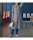 【ティアクラッセ/Tiaclasse】の【安田美沙子さん着用・新色・XSサイズ追加】リブ切替ニットワンピース グレー|ID: prp329100004682302 ipo3291000000035574670