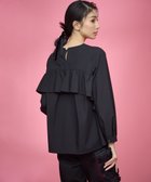 【組曲/KUMIKYOKU】の【KUMIKYOKU NAVY】ウーステッドライククロス フリルブラウス 人気、トレンドファッション・服の通販 founy(ファニー) ファッション Fashion レディースファッション Fashion for Women トップス・カットソー Cut & Sew Tops シャツ・ブラウス・オフィスカジュアル Elegant Blouses & Button-Ups オケージョン Occasion Wear 春 Spring 秋 Autumn コレクション Collection, Seasonal Line ストレッチ Stretch, Stretchy Fabric セットアップ Set-Up, Coordinated Outfit タートル Turtleneck, Turtle Collar フェミニン Feminine, Girly フォルム Silhouette, Form フォーマル Formal, Dressy フリル Frill, Ruffle 冬 Winter / This Winter A/W・秋冬 Autumn/Winter 2022年 2022 S/S・春夏 SS, Spring/Summer, Warm Season 2022-2023秋冬・A/W Autumn/Winter 2022–23 AW22–23 夏 Summer エレガント 上品 Elegant セレモニー Ceremony 入学式 Entrance Ceremony 卒業式 Graduation Ceremony 結婚式 Wedding thumbnail ブラック系|ID: prp329100004682392 ipo3291000000033816349