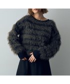 【イェッカ ヴェッカ/YECCA VECCA】のフェザーボーダーニット 人気、トレンドファッション・服の通販 founy(ファニー) ファッション Fashion レディースファッション Fashion for Women トップス・カットソー Cut & Sew Tops ニット Knit Tops & Sweaters コンパクト Compact, Small Size ショート Short, Short Length セーター Sweater, Knitwear フェザーヤーン Feather Yarn, Fluffy Yarn ボーダー Border, Stripe ポケット Pocket, Pocket Detail ミドル Middle Length, Mid Height A/W・秋冬 Autumn/Winter thumbnail Charcoal Gray|ID: prp329100004682429 ipo3291000000033816518