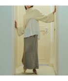 【イェッカ ヴェッカ/YECCA VECCA】のサテンロングスカート Gray Beige|ID: prp329100004682438 ipo3291000000033816549