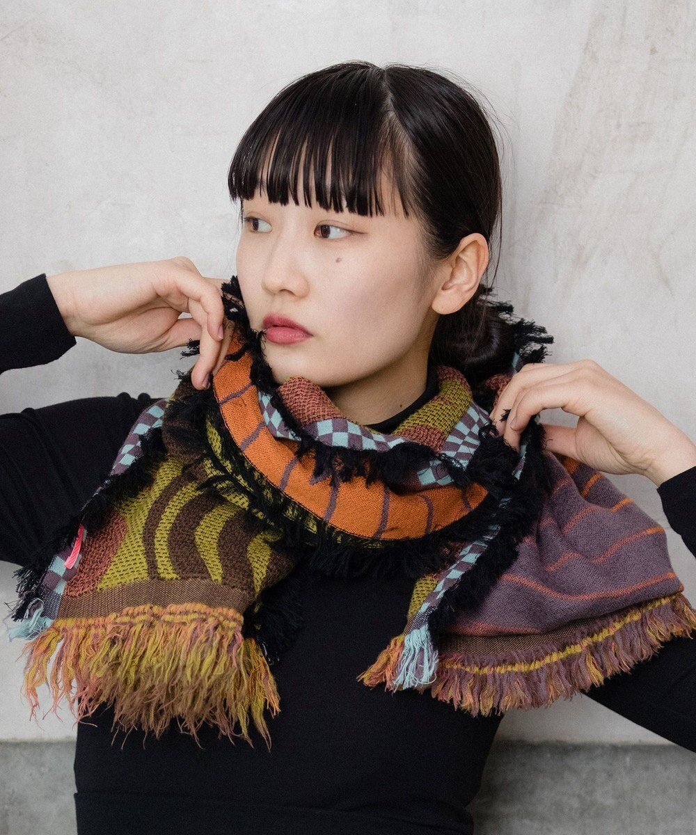 【ポルス/POLS】の【ウール混】Breeze モヒカンウールストール 人気、トレンドファッション・服の通販 founy(ファニー) 　ファッション　Fashion　レディースファッション　Fashion for Women　ショール　Shawl, Wrap　ストール　Stole, Wrap　ファブリック　Fabric, Textile　フリンジ　Fringe, Tassel　A/W・秋冬　Autumn/Winter　S/S・春夏　SS, Spring/Summer, Warm Season　夏　Summer　 other-1|ID: prp329100004682484 ipo3291000000033816714