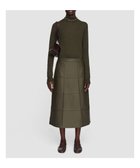 【ジョゼフ/JOSEPH】のグリッドナッパ スカート Hass Avocado|ID: prp329100004682519 ipo3291000000033816893