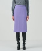 【グレース コンチネンタル/GRACE CONTINENTAL】のウールペンシルスカート パープル|ID: prp329100004682548 ipo3291000000033817076