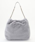 【エニィ スィス/any SiS】のフェイクファーチェーン トートバッグ ライトグレー|ID: prp329100004682573 ipo3291000000034297171