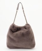 【エニィ スィス/any SiS】のフェイクファーチェーン トートバッグ ブラウン|ID: prp329100004682573 ipo3291000000034297173