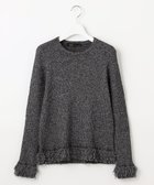 【自由区/JIYU-KU】の【PREMIUM KNIT COLLECTION】フリンジリブ ニット 人気、トレンドファッション・服の通販 founy(ファニー) ファッション Fashion レディースファッション Fashion for Women トップス・カットソー Cut & Sew Tops ニット Knit Tops & Sweaters コンパクト Compact, Small Size セーター Sweater, Knitwear バランス Balance, Style Balance フィット Fit, Slim Fit フリンジ Fringe, Tassel ボトム Bottoms, Lower Wear ループ Loop, Loop Knit ワイド Wide, Wide Fit A/W・秋冬 Autumn/Winter thumbnail グレーミックス|ID: prp329100004682586 ipo3291000000033817268