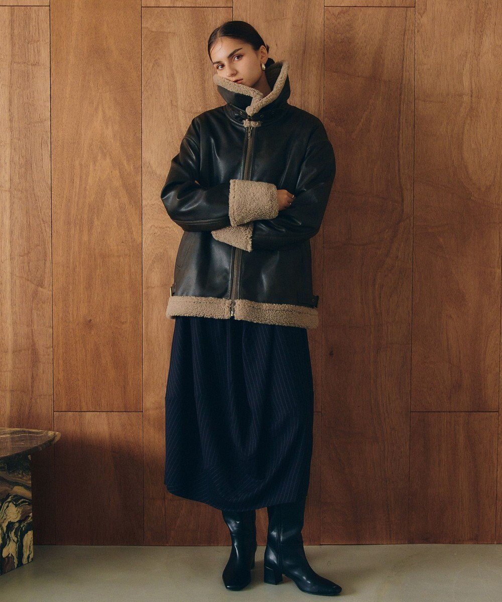 【イェッカ ヴェッカ/YECCA VECCA】のストライプ柄コクーンギャザースカート 人気、トレンドファッション・服の通販 founy(ファニー) ファッション Fashion レディースファッション Fashion for Women スカート Skirts ギャザー Gathered, Ruffled シャーリング Shirring, Ruched シンプル Simple, Minimal ストライプ Stripe, Striped Pattern ポケット Pocket, Pocket Detail ラウンド Round, Round Neck 冬 Winter / This Winter 無地 Plain, Solid Color A/W・秋冬 Autumn/Winter other-1|ID: prp329100004682593 ipo3291000000033817298