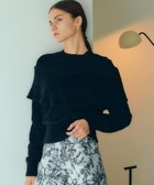 【イェッカ ヴェッカ/YECCA VECCA】のラメ混レイヤードデザインシャギーニット 人気、トレンドファッション・服の通販 founy(ファニー) ファッション Fashion レディースファッション Fashion for Women トップス・カットソー Cut & Sew Tops ニット Knit Tops & Sweaters セーター Sweater, Knitwear トレンド Trend, Trending Now フェミニン Feminine, Girly ポケット Pocket, Pocket Detail 今季 This Season, Current Season 冬 Winter / This Winter A/W・秋冬 Autumn/Winter thumbnail Black|ID: prp329100004682601 ipo3291000000033817344