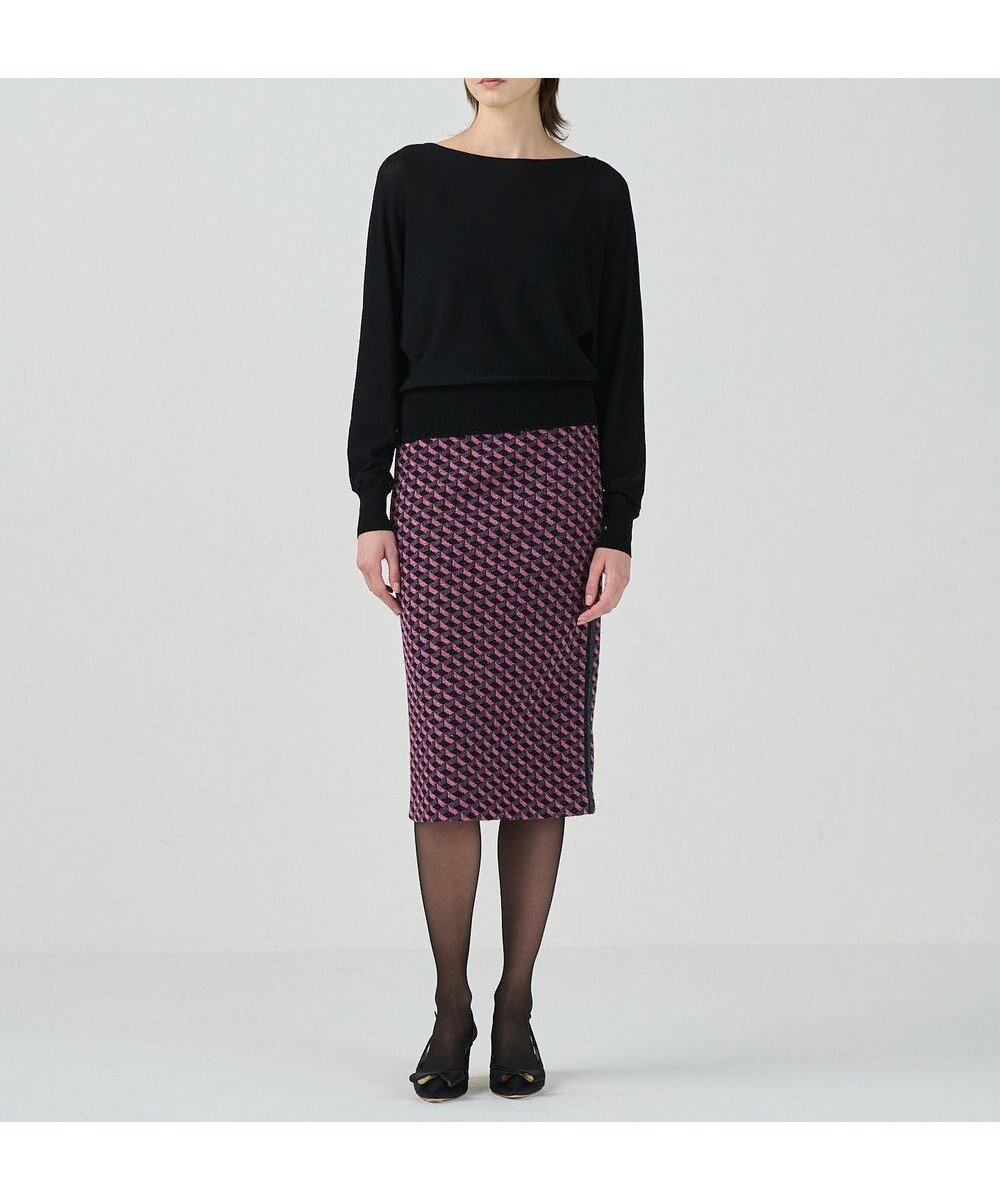 【グレース コンチネンタル/GRACE CONTINENTAL】のラメジャガードラインスカート 人気、トレンドファッション・服の通販 founy(ファニー) 　ファッション　Fashion　レディースファッション　Fashion for Women　スカート　Skirts　クラシカル　Classical, Vintage-Inspired　スリット　Slit, Slit Detail　ヴィンテージ　Vintage Style　夏　Summer　S/S・春夏　SS, Spring/Summer, Warm Season　A/W・秋冬　Autumn/Winter　 other-1|ID: prp329100004682617 ipo3291000000033817425