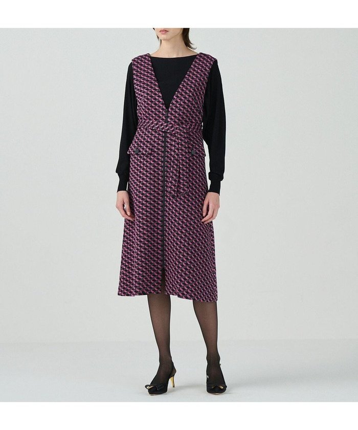 【グレース コンチネンタル/GRACE CONTINENTAL】のキカジャガードラメドレス インテリア・キッズ・メンズ・レディースファッション・服の通販 founy(ファニー) https://founy.com/ ファッション Fashion レディースファッション Fashion for Women ワンピース Dresses フォーマル・パーティードレス・結婚式用ドレス Elegant & Casual Dresses ヴィンテージ Vintage Style クラシカル Classical, Vintage-Inspired スマート Smart, Elegant ドレス Dress, One-Piece ハイネック High Neck, Mock Neck バランス Balance, Style Balance リボン Ribbon, Bow A/W・秋冬 Autumn/Winter S/S・春夏 SS, Spring/Summer, Warm Season 夏 Summer |ID: prp329100004682619 ipo3291000000033817435