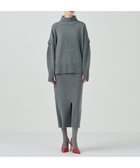 【グレース コンチネンタル/GRACE CONTINENTAL】のクーマラムニットスカート グレー|ID: prp329100004682621 ipo3291000000033817449