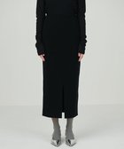 【グレース コンチネンタル/GRACE CONTINENTAL】のクーマラムニットスカート ブラック|ID: prp329100004682621 ipo3291000000033817450