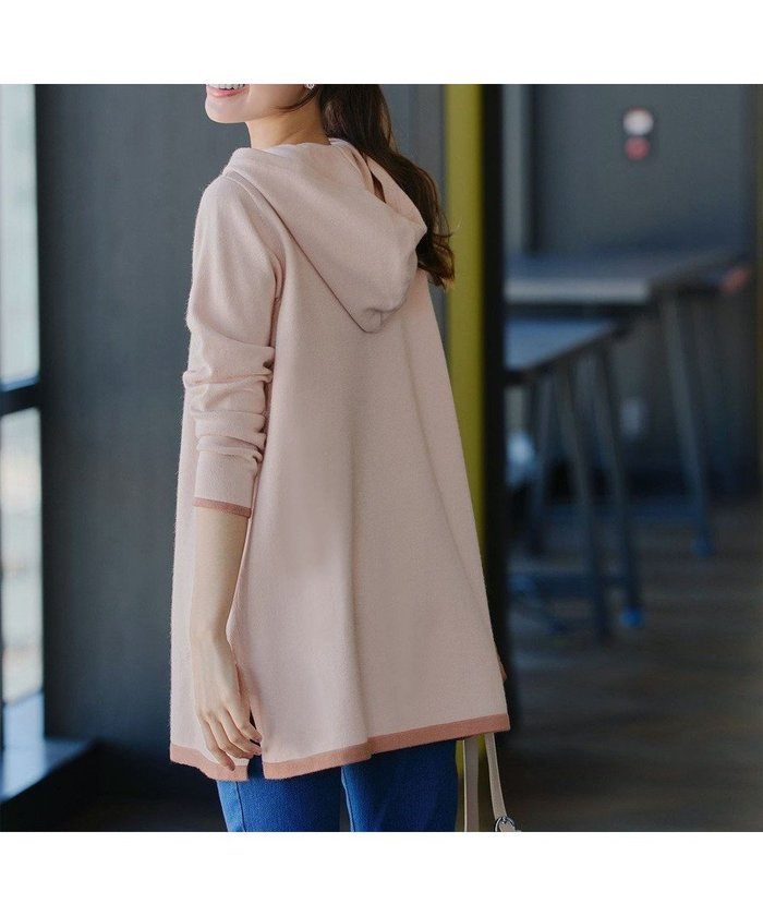 【ティアクラッセ/Tiaclasse】の【洗える】配色フーディーニットチュニック インテリア・キッズ・メンズ・レディースファッション・服の通販 founy(ファニー) https://founy.com/ ファッション Fashion レディースファッション Fashion for Women トップス・カットソー Cut & Sew Tops ニット Knit Tops & Sweaters アクセサリー Fashion Accessories 洗える Machine Washable 秋 Autumn シューズ Shoes, Footwear スリット Slit, Slit Detail セーター Sweater, Knitwear チュニック Tunic, Long Top トレンド Trend, Trending Now 長袖 Long Sleeve, Full Sleeve パーカー Hoodie, Parka ポケット Pocket, Pocket Detail 無地 Plain, Solid Color 冬 Winter / This Winter A/W・秋冬 Autumn/Winter 再入荷 Restock / Back in Stock 新作・新入荷 New Arrivals / New In |ID: prp329100004682668 ipo3291000000035709158
