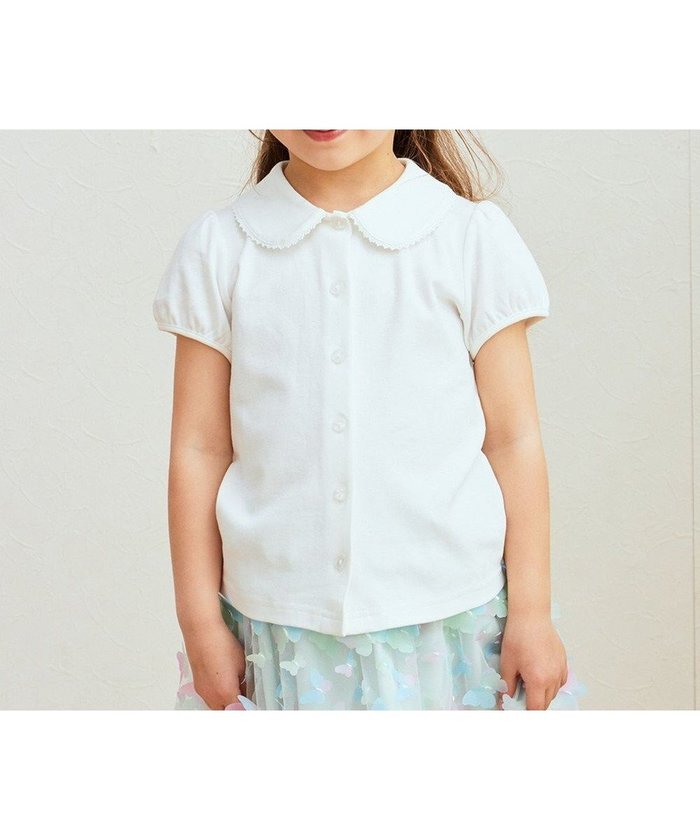 【エニィ/ANY / KIDS】の丸襟付き 半袖 ブラウス インテリア・キッズ・メンズ・レディースファッション・服の通販 founy(ファニー) https://founy.com/ ファッション Fashion キッズファッション Fashion for Kids トップス・カットソー Cut & Sew Tops インナー Innerwear カットソー Cut and Sewn Top セレモニー Ceremony フォーマル Formal, Dressy ポケット Pocket, Pocket Detail 半袖 Short Sleeve, Half Sleeve 夏 Summer 春 Spring S/S・春夏 SS, Spring/Summer, Warm Season 洗える Machine Washable |ID: prp329100004683246 ipo3291000000033822107