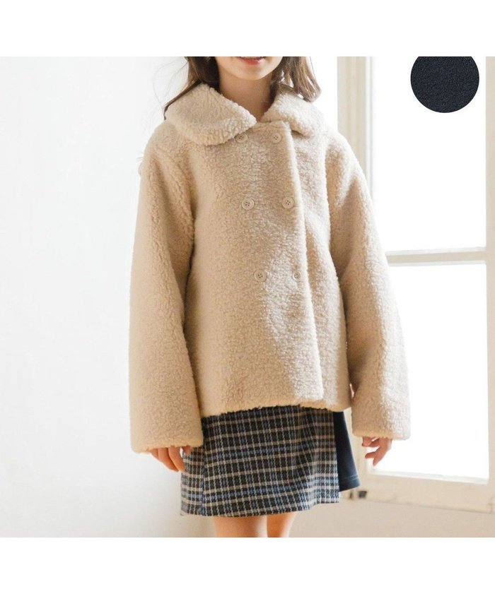 【組曲 / KIDS/KUMIKYOKU】の【110-140㎝】スライバー ピーコート インテリア・キッズ・メンズ・レディースファッション・服の通販 founy(ファニー) https://founy.com/ ファッション Fashion キッズファッション Fashion for Kids アウター Coat Outerwear /Kids ジャケット Jacket, Outerwear ダブル Double, Double-Breasted エレガント 上品 Elegant A/W・秋冬 Autumn/Winter |ID: prp329100004683247 ipo3291000000034176893