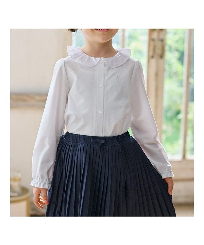 【組曲 / KIDS/KUMIKYOKU】の【110-140㎝】シフォンカラー ブラウス インテリア・キッズ・メンズ・レディースファッション・服の通販 founy(ファニー) https://founy.com/ ファッション Fashion キッズファッション Fashion for Kids トップス・カットソー Cut & Sew Tops シフォン Chiffon, Lightweight Fabric 夏 Summer 春 Spring S/S・春夏 SS, Spring/Summer, Warm Season |ID: prp329100004683253 ipo3291000000034321970