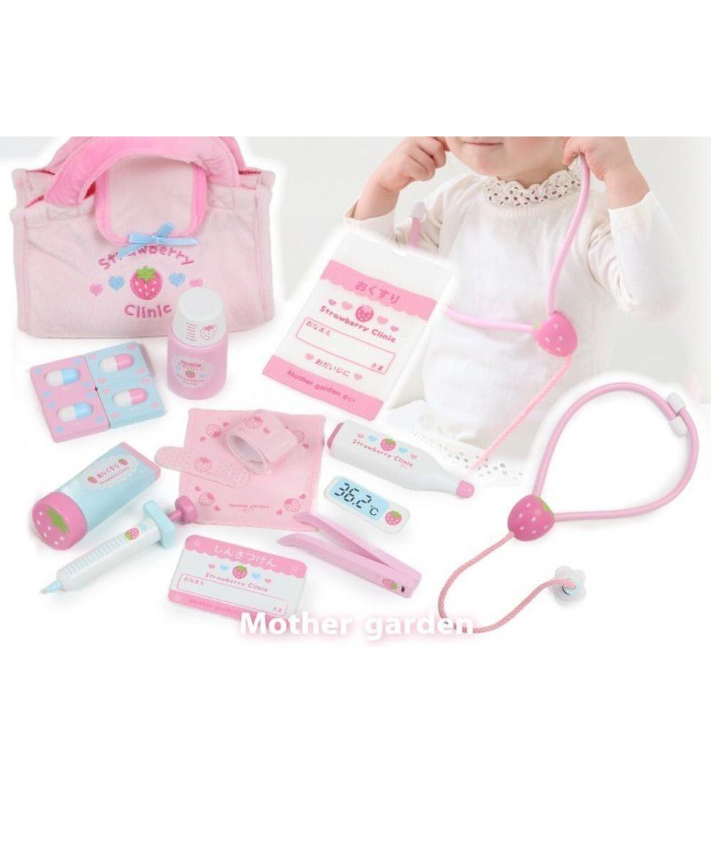 【マザーガーデン/Mother garden / KIDS】のマザーガーデン いちごのお医者さんセット 人気、トレンドファッション・服の通販 founy(ファニー) 　ファッション　Fashion　キッズファッション　Fashion for Kids　秋　Autumn　ガーデン　Garden, Gardening　おすすめ　Recommended / Our Picks　クリスマス X'mas　Christmas / X'mas　ギフト プレゼント　Gift / Present　ビジネス 仕事 通勤　Business / Work / Commuting　 other-1|ID: prp329100004683257 ipo3291000000034281883
