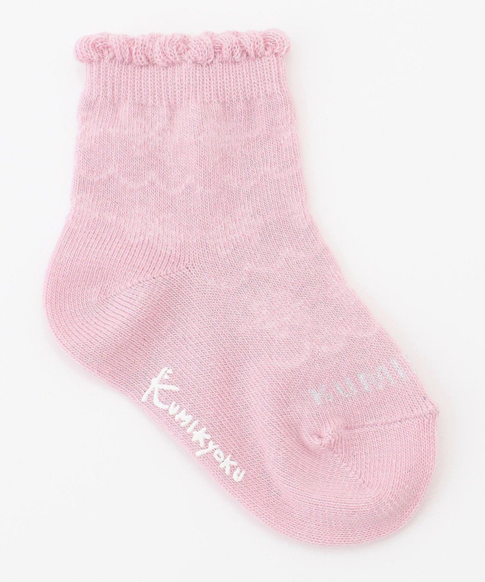 【組曲 / KIDS/KUMIKYOKU】の【11-15㎝】ベビー ソックス インテリア・キッズ・メンズ・レディースファッション・服の通販 founy(ファニー) ファッション Fashion キッズファッション Fashion for Kids おすすめ Recommended / Our Picks ギフト プレゼント Gift / Present スカラップ Scallop, Scalloped Edge ソックス Socks, Hosiery プリント Print, Printed Pattern ベビー Baby, Babywear エレガント 上品 Elegant 透かし Cut-Out, Lacework ピンク系|ID: prp329100004683261 ipo3291000000034242308