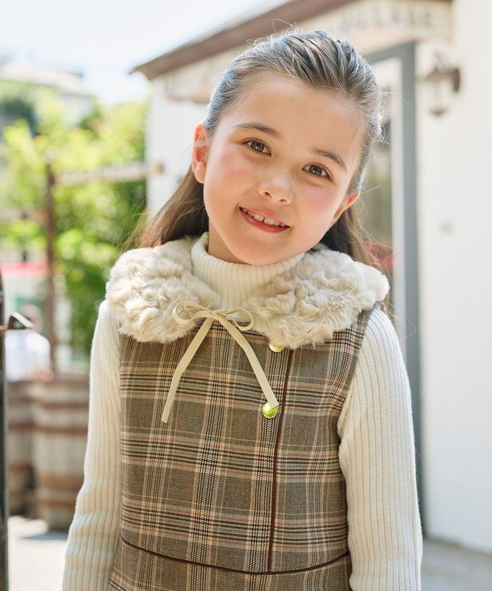 【組曲 / KIDS/KUMIKYOKU】の【Fサイズ】ファー ティペット インテリア・キッズ・メンズ・レディースファッション・服の通販 founy(ファニー) https://founy.com/ ファッション Fashion キッズファッション Fashion for Kids フェイクファー Faux Fur, Imitation Fur ランダム Random, Irregular リアル Real, Realistic |ID: prp329100004683266 ipo3291000000034451971