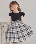 【エニィ/ANY / KIDS】のドッキング チェック柄 ワンピース モノトーン系|ID: prp329100004683269 ipo3291000000034566617