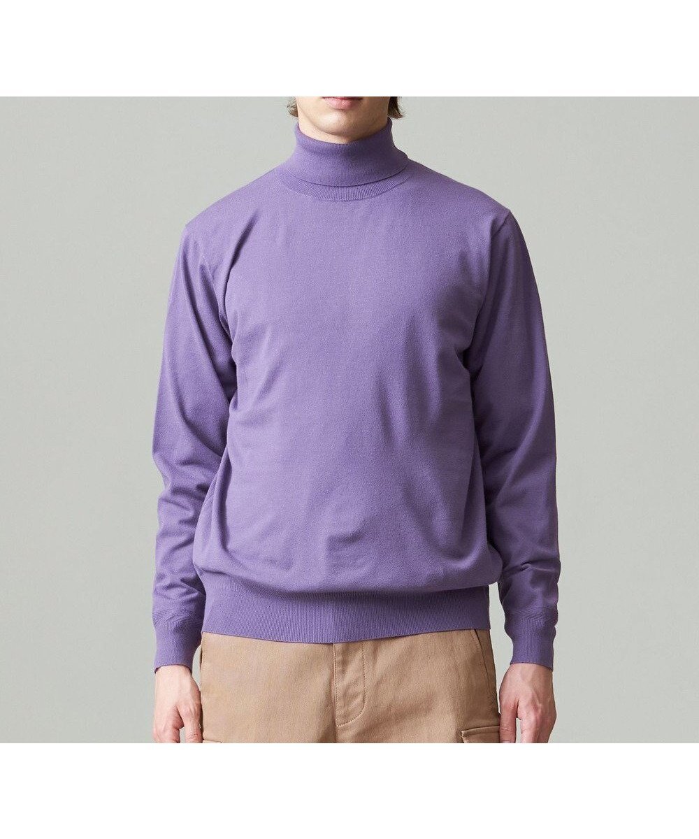 【ジェイ プレス/J.PRESS / MEN】の【ストレッチ性 / イージーケア】【FLEX YARN】タートルネックニット インテリア・キッズ・メンズ・レディースファッション・服の通販 founy(ファニー) 　ファッション　Fashion　メンズファッション　Fashion for Men　トップス・カットソー　Cut & Sew Tops　ニット・セーター / 定番トップス　Knit Tops & Sweaters　インナー　Innerwear　ジャケット　Jacket, Outerwear　ストレッチ　Stretch, Stretchy Fabric　セットアップ　Set-Up, Coordinated Outfit　セーター　Sweater, Knitwear　タートルネック　Turtleneck, High Neck　定番　Standard, Basic Item　ブルゾン　Blouson, Bomber Jacket　A/W・秋冬　Autumn/Winter　おすすめ　Recommended / Our Picks　エレガント 上品　Elegant　ビジネス 仕事 通勤　Business / Work / Commuting　パープル系|ID: prp329100004683301 ipo3291000000034188333