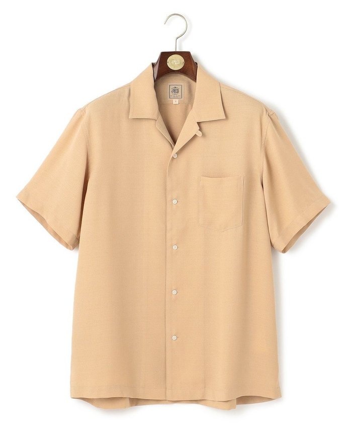 【ジェイ プレス/J.PRESS / MEN】の【WEB・一部店舗限定】リネンライク オープンカラーシャツ インテリア・キッズ・メンズ・レディースファッション・服の通販 founy(ファニー) https://founy.com/ ファッション Fashion メンズファッション Fashion for Men トップス・カットソー Cut & Sew Tops メンズシャツ Shirts おすすめ Recommended / Our Picks ドレス Dress, One-Piece 半袖 Short Sleeve, Half Sleeve 夏 Summer 春 Spring S/S・春夏 SS, Spring/Summer, Warm Season 羽織 Haori, Light Jacket 軽量 Lightweight, Ultra Light |ID: prp329100004683306 ipo3291000000034807186