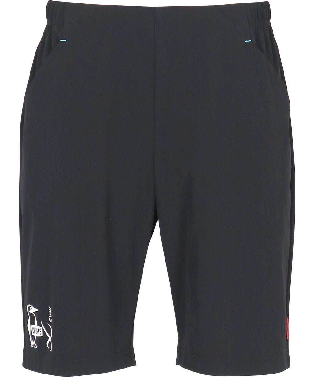 【シーダブリューエックス/CW-X / MEN】の【MEN】 CW-X 【CHUMS (チャムス)コラボ】 メンズボトムス ハーフパンツ はっ水(本体) UVカット率90%以上(本体) ひざ上丈 メンズ LNO520 /ワコール インテリア・キッズ・メンズ・レディースファッション・服の通販 founy(ファニー) 　ファッション　Fashion　メンズファッション　Fashion for Men　ボトムス　Bottoms　ハーフパンツ・ショートパンツ　Shorts & Half Pants　アウトドア　Outdoor Clothing　コラボ　Collaboration, Collab　コンパクト　Compact, Small Size　ストレッチ　Stretch, Stretchy Fabric　定番　Standard, Basic Item　ハーフ　Half, Half-Length　プリント　Print, Printed Pattern　ポケット　Pocket, Pocket Detail　メンズ　Men's, Menswear　ロング　Long, Long-Length　おすすめ　Recommended / Our Picks　小旅行　Short Trip　ダークブラック|ID: prp329100004683309 ipo3291000000034210042