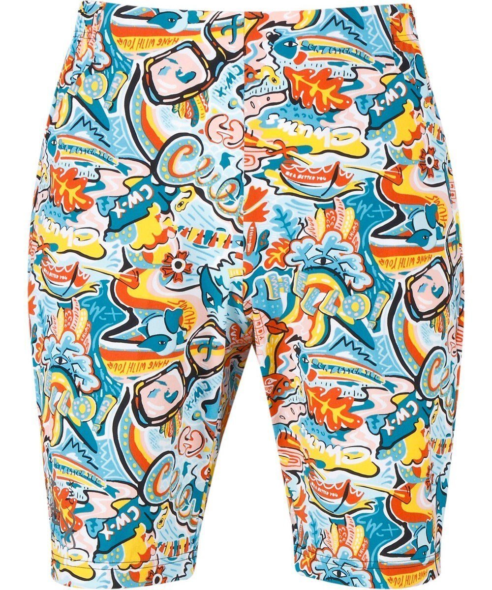 【シーダブリューエックス/CW-X / MEN】の【MEN】 CW-X 【CHUMS (チャムス)コラボ】 メンズボトムス ハーフパンツ はっ水(本体) UVカット率90%以上(本体) ひざ上丈 メンズ LNO520 /ワコール インテリア・キッズ・メンズ・レディースファッション・服の通販 founy(ファニー) 　ファッション　Fashion　メンズファッション　Fashion for Men　ボトムス　Bottoms　ハーフパンツ・ショートパンツ　Shorts & Half Pants　アウトドア　Outdoor Clothing　コラボ　Collaboration, Collab　コンパクト　Compact, Small Size　ストレッチ　Stretch, Stretchy Fabric　定番　Standard, Basic Item　ハーフ　Half, Half-Length　プリント　Print, Printed Pattern　ポケット　Pocket, Pocket Detail　メンズ　Men's, Menswear　ロング　Long, Long-Length　おすすめ　Recommended / Our Picks　小旅行　Short Trip　ターコイズ|ID: prp329100004683309 ipo3291000000034210043