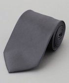 【五大陸/gotairiku / MEN】の定番【日本製】シルク ネクタイ_無地 グレー系|ID: prp329100004683311 ipo3291000000033822297