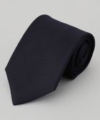 【五大陸/gotairiku / MEN】の定番【日本製】シルク ネクタイ_無地 ネイビー系|ID: prp329100004683311 ipo3291000000033822302