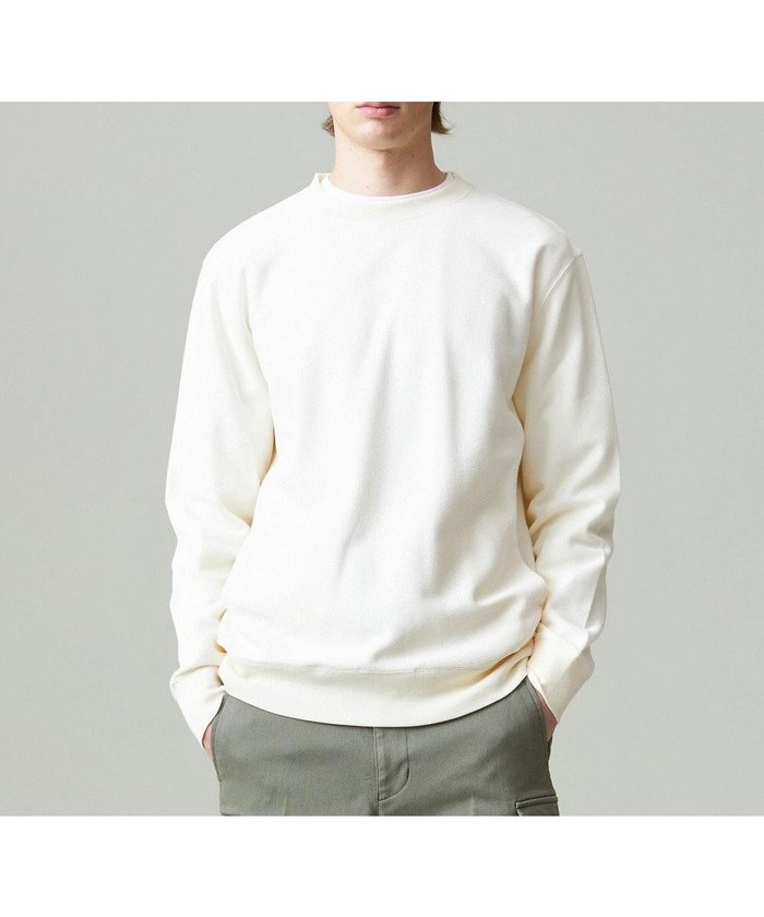 【ジェイ プレス/J.PRESS / MEN】の【J.PRESS PREMIUM JERSEY】クルーネック トレーナー インテリア・キッズ・メンズ・レディースファッション・服の通販 founy(ファニー) https://founy.com/ ファッション Fashion メンズファッション Fashion for Men トップス・カットソー Cut & Sew Tops インナー Innerwear 春 Spring 畦 Ribbed Knit スウェット / スエット Sweatshirt, Sweatwear トレーナー Sweatshirt, Trainer フィット Fit, Slim Fit レギュラー Regular, Standard Fit A/W・秋冬 Autumn/Winter S/S・春夏 SS, Spring/Summer, Warm Season 夏 Summer エレガント 上品 Elegant |ID: prp329100004683315 ipo3291000000033822314