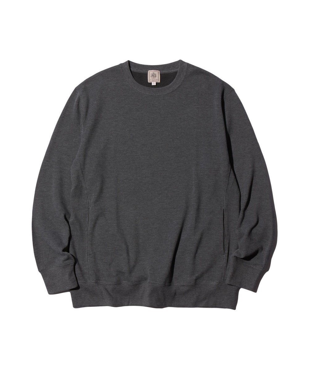 【ジェイ プレス/J.PRESS / MEN】の【J.PRESS PREMIUM JERSEY】クルーネック トレーナー インテリア・キッズ・メンズ・レディースファッション・服の通販 founy(ファニー) 　ファッション　Fashion　メンズファッション　Fashion for Men　トップス・カットソー　Cut & Sew Tops　インナー　Innerwear　春　Spring　畦　Ribbed Knit　スウェット / スエット　Sweatshirt, Sweatwear　トレーナー　Sweatshirt, Trainer　フィット　Fit, Slim Fit　レギュラー　Regular, Standard Fit　A/W・秋冬　Autumn/Winter　S/S・春夏　SS, Spring/Summer, Warm Season　夏　Summer　エレガント 上品　Elegant　グレー系|ID: prp329100004683315 ipo3291000000033822316