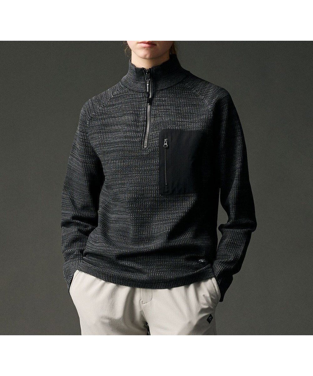 【ジョセフ アブード マウンテン/JOSEPH ABBOUD MOUNTAIN / MEN】の【軽さ/ストレッチ/イージーケア/男女兼用】ホールガーメント3Dニット トスタンドZIPプルオーバー 人気、トレンドファッション・服の通販 founy(ファニー) 　ファッション　Fashion　メンズファッション　Fashion for Men　トップス・カットソー　Cut & Sew Tops　ニット・セーター / 定番トップス　Knit Tops & Sweaters　アウトドア　Outdoor Clothing　軽量　Lightweight, Ultra Light　シンプル　Simple, Minimal　ストレッチ　Stretch, Stretchy Fabric　スポーツ　Sports, Activewear　セーター　Sweater, Knitwear　フィット　Fit, Slim Fit　ホールガーメント　WholeGarment, Seamless Knit　ボーダー　Border, Stripe　ポケット　Pocket, Pocket Detail　ラウンド　Round, Round Neck　ランダム　Random, Irregular　A/W・秋冬　Autumn/Winter　おすすめ　Recommended / Our Picks　 other-1|ID: prp329100004683322 ipo3291000000033822350