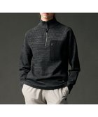【ジョセフ アブード マウンテン/JOSEPH ABBOUD MOUNTAIN / MEN】の【軽さ/ストレッチ/イージーケア/男女兼用】ホールガーメント3Dニット トスタンドZIPプルオーバー グレー系|ID: prp329100004683322 ipo3291000000033822351