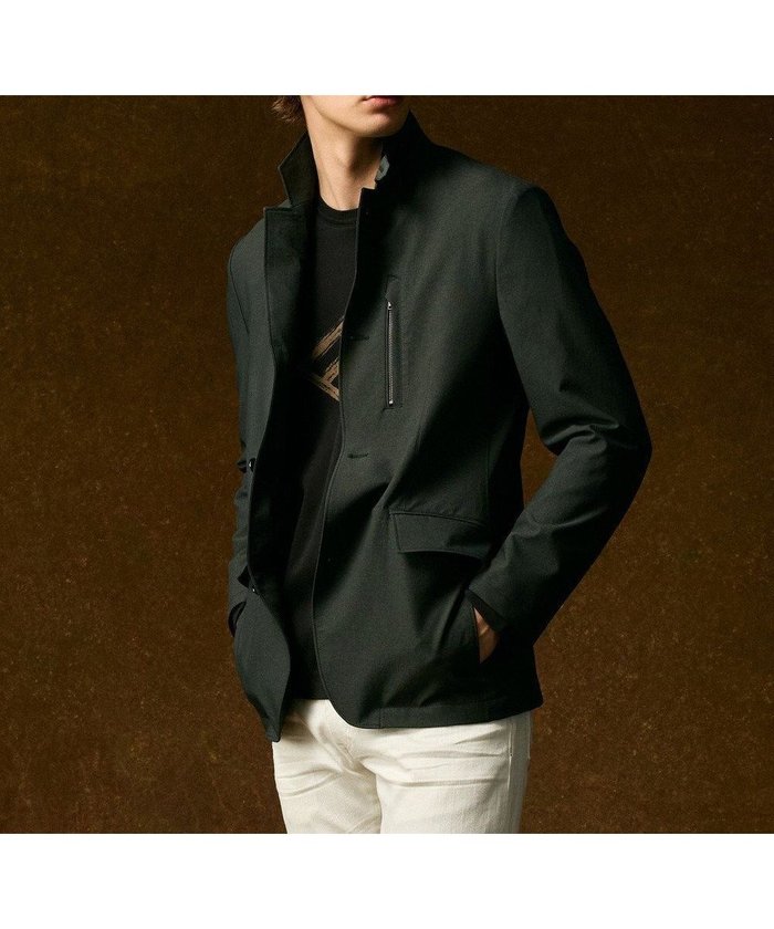 【ジョセフ アブード/JOSEPH ABBOUD / MEN】の【撥水/ハイパワー2WAYストレッチ/ソフト】ハイパワー2WAYストレッチメランジ コンバーチブル ジャケット インテリア・キッズ・メンズ・レディースファッション・服の通販 founy(ファニー) https://founy.com/ ファッション Fashion メンズファッション Fashion for Men アウター Men's Coats Outerwear ブルゾンジャケット / カジュアルアウター Bomber Jackets & Blousons おすすめ Recommended / Our Picks ジャケット Jacket, Outerwear ストレッチ Stretch, Stretchy Fabric フロント Front, Front Design ブルゾン Blouson, Bomber Jacket プリント Print, Printed Pattern メランジ Melange, Mixed Yarn 定番 Standard, Basic Item 秋 Autumn A/W・秋冬 Autumn/Winter 軽量 Lightweight, Ultra Light |ID: prp329100004683325 ipo3291000000033822360