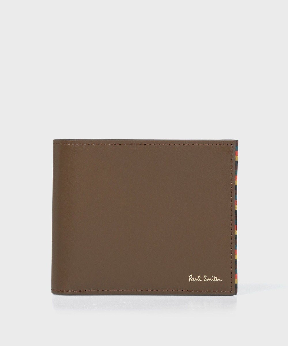 【ポールスミス/Paul Smith / MEN】のブライトストライプトリムSS24 2つ折り財布 インテリア・キッズ・メンズ・レディースファッション・服の通販 founy(ファニー) 　ファッション　Fashion　メンズファッション　Fashion for Men　ストライプ　Stripe, Striped Pattern　ポケット　Pocket, Pocket Detail　メタル　Metal, Metal Parts　エレガント 上品　Elegant　財布　Wallet, Purse　ブラウン|ID: prp329100004683326 ipo3291000000033822365