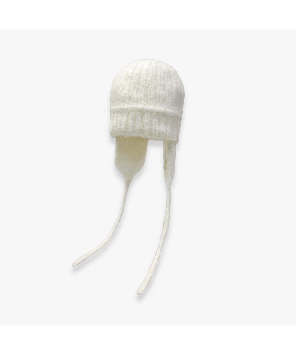 【林八百吉商店/HAYASHIYAOKICHI】のun chapeau ミンクニットウィンター インテリア・キッズ・メンズ・レディースファッション・服の通販 founy(ファニー) 　ファッション　Fashion　レディースファッション　Fashion for Women　トップス・カットソー　Cut & Sew Tops　ニット　Knit Tops & Sweaters　キャップ&ハット　Hats & Caps　新作・新入荷　New Arrivals / New In　とろみ　Fluid, Flowy Fabric　キャップ　Cap, Baseball Cap　シンプル　Simple, Minimal　フラップ　Flap, Flap Pocket　冬　Winter / This Winter　帽子　Hat, Headwear　防寒　Cold Protection, Winter-Ready　ホワイト|ID: prp329100004683341 ipo3291000000033822448